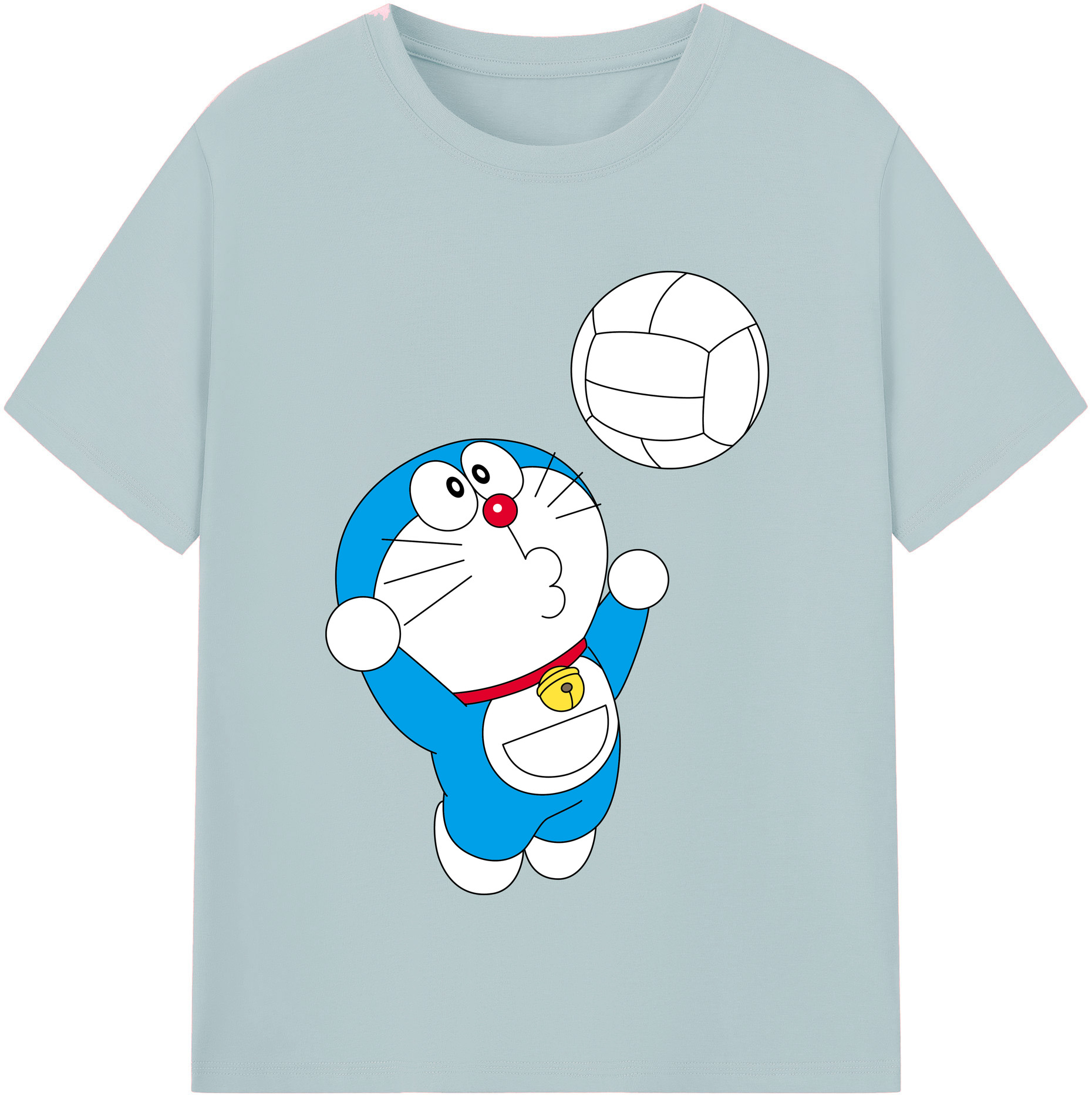 （画像用） ドラえもん Doraemon 綿100％半袖Tシャツ（フロントプリント）